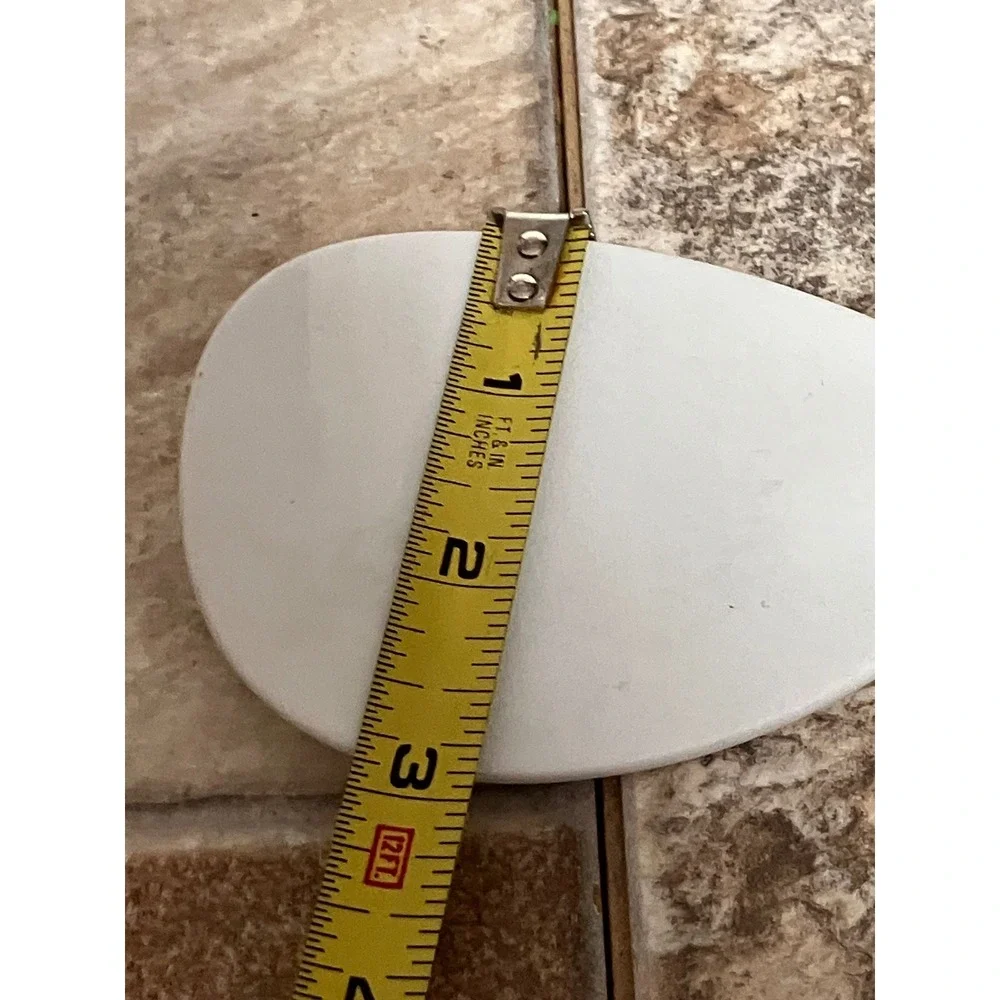 White Plastic Rice Paddle Shamoji Non Stick Serving Scoop 7.5 Inch Minimalist